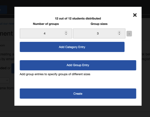 simple group generation screenshot 1